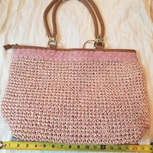 Giani Bernini straw big carry bag $28